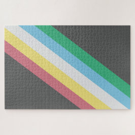 Flaggen des Schwerpunkts Behinderung Puzzle