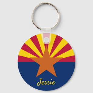 Flaggen des Staates Arizona Customize Name Schlüss Schlüsselanhänger