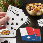 Flaggen des Staates Texas Spielkarten (In Situ)