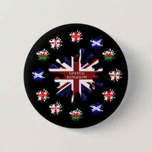 Flaggen des Vereinigten Königreichs Button
