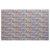 Flaggen des Weltgefüges Stoff (Fat Quarter (45,7 x 55,9 cm))