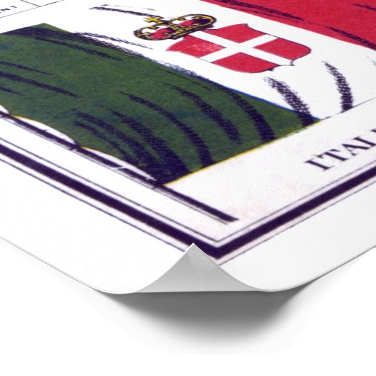 Flaggen des Weltplakats Poster (Ecke)