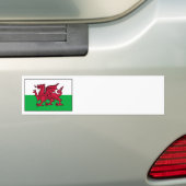Flaggen-Drache Wales Waliser Autoaufkleber (Auf Auto)