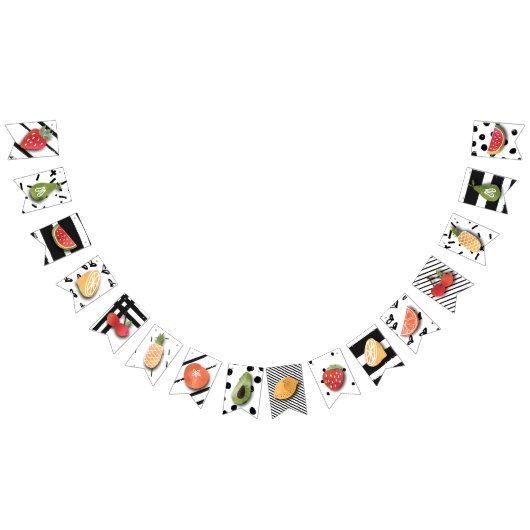 FLAGGEN-FAHNE | Two-tti Frutti Wimpelkette (Alle)