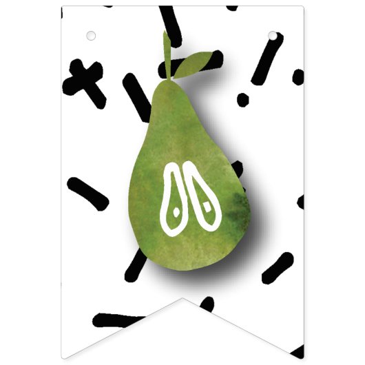 FLAGGEN-FAHNE | Two-tti Frutti Wimpelkette (Zweite Fahne)