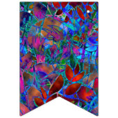 Flaggen-Fahnen-abstraktes beflecktes mit Wimpelkette (Erste Fahne)