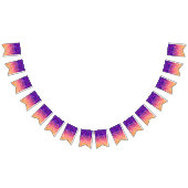 Flaggen-Fahnen-Glitzer-Grafik Wimpelkette (Alle)