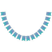 Flaggen-Fahnen-Glitzer-Stern-Staub Wimpelkette (Alle)