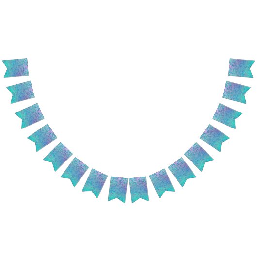 Flaggen-Fahnen-Glitzer-Stern-Staub Wimpelkette (Alle)