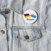 Flaggen-Fliesen Bayern, Deutschland Button (Beispiel)