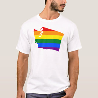 Flaggen-Gay Pride-Bewusstsein der T-Shirt