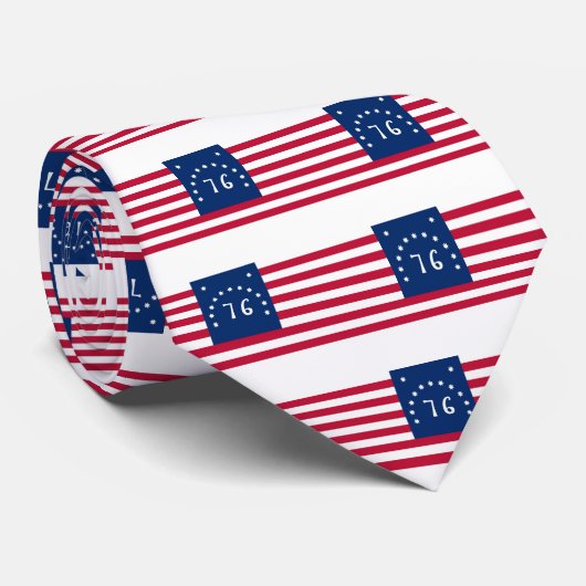 Flaggen-Geist Vereinigter Staaten Bennington von Krawatte (Gerollt)