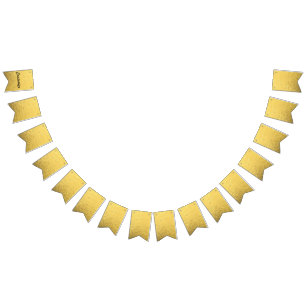 Flaggen-Goldfolien-fertigen glänzende Party-Fahne Wimpelkette