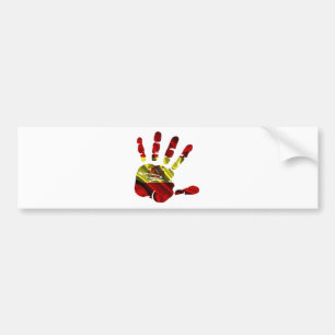 FLAGGEN-HANDprodukte SPANIENS NETTE Autoaufkleber