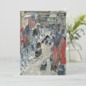 Flaggen in der 57th Street von Frederick Childe Ha (Stehend Vorderseite)