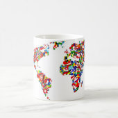 Flaggen-Karte Kaffeetasse (Mittel)
