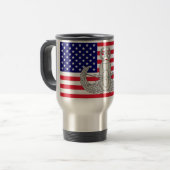 Flaggen-Krabbe Reisebecher (Vorderseite Links)