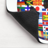 Flaggen-Kugel Mousepad (Ecke)