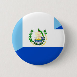 Flaggen-Landsymbol Guatemalas El Salvador halbes Button