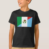 Flaggen-Landsymbol Mexikos Guatemala halbes T-Shirt (Vorderseite)