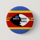 Flaggen-Nationssymbol Swasiland-Landes langes Button (Vorderseite)