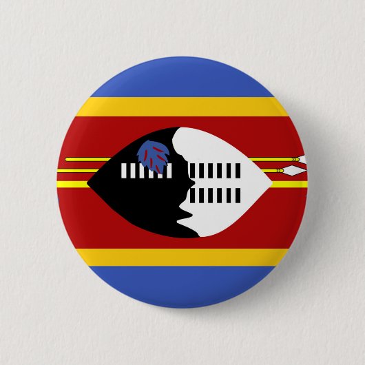 Flaggen-Nationssymbol Swasiland-Landes langes Button (Vorderseite)