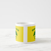 Flaggen Oaklands, Kalifornien Espressotasse (Vorderseite)