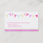 Flaggen-Partyereignisse, die Geschäftskarten Visitenkarte (Rückseite)