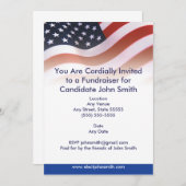 Flaggen-politische Einladung (Vorne/Hinten)