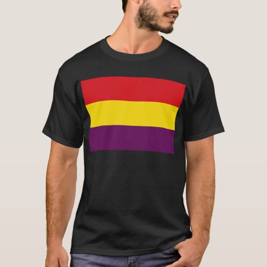 Flaggen-Republik von Spanien - Bandera República T-Shirt (Vorderseite)