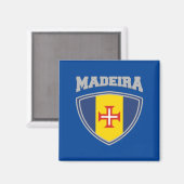 Flaggen-Schild Madeira Magnet (Vorderseite/Rückseite)
