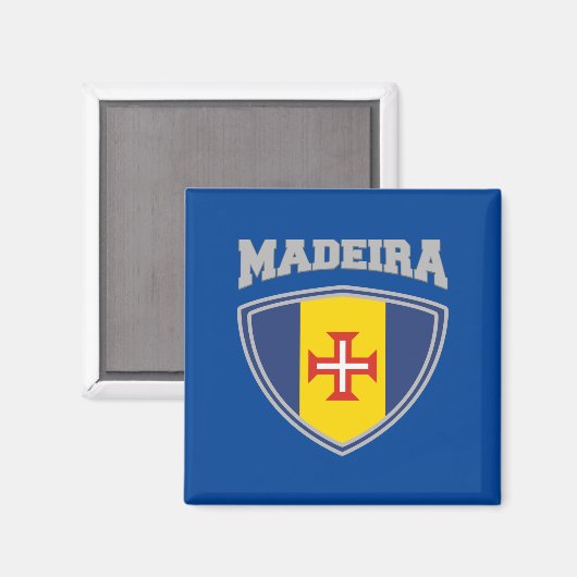 Flaggen-Schild Madeira Magnet (Vorderseite/Rückseite)