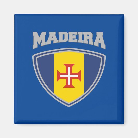 Flaggen-Schild Madeira Magnet (Vorne)