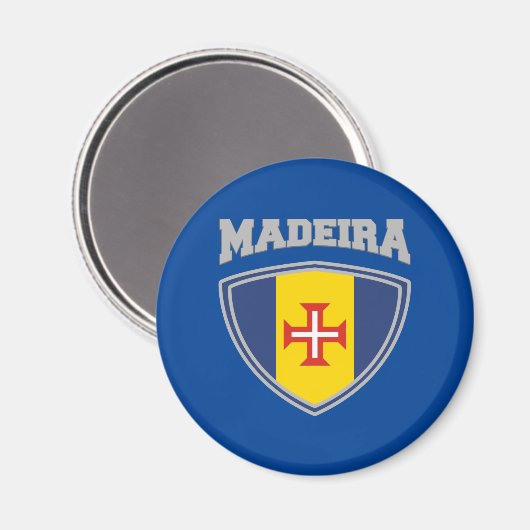 Flaggen-Schild Madeira Magnet (Vorderseite/Rückseite)