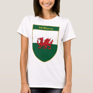 Flaggen-Schild Williams Waliser T-Shirt