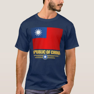 Flaggen-Shirts Taiwans (die Republik China) T-Shirt