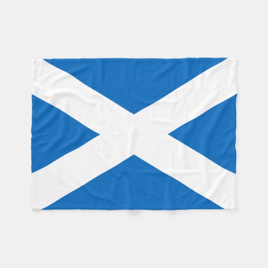 Flaggen-St- Andrewskreuz Schottlands schottisches Fleecedecke (Vorderseite (Horizontal))