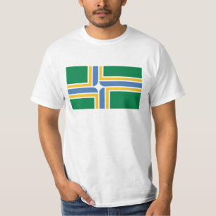 Flaggen-T - Shirt Portlands Oregon