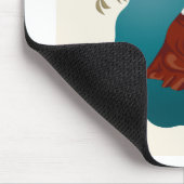 Flaggen-T - Shirts Sans Jacinto Mousepad (Ecke)