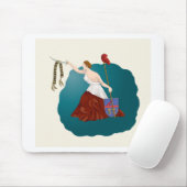 Flaggen-T - Shirts Sans Jacinto Mousepad (Mit Mouse)