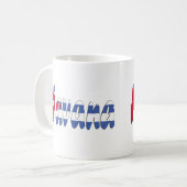 Flaggen-Tasse Havanas, Kuba Kaffeetasse (Vorderseite Links)