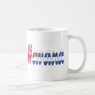 Flaggen-Tasse Havanas, Kuba Kaffeetasse