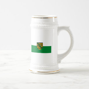 Flaggen-Tasse Sachsens (Sachsen) Bierglas