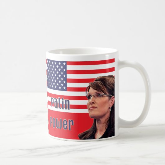 Flaggen-Tasse Sarahs Palin US Kaffeetasse (Rechts)