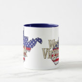 Flaggen-Tasse West Virginia USA Tasse (Zentrum)
