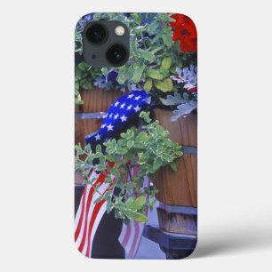 Flaggen und Blumen in Philipsburg Montana Case-Mate iPhone Hülle