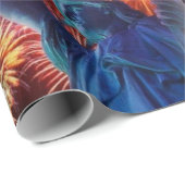 Flaggen und Eagles Geschenkpapier (Rolleneckpunkt)