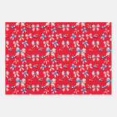 Flaggen und Kirschen Geschenkpapier Set (Vorderseite 2)