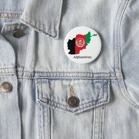 Flaggen und Länder Afghanistan Button (Beispiel)