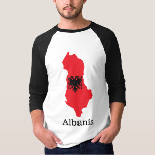 Flaggen und Länder Albanien T - Shirt